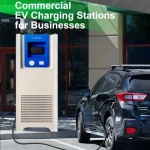 Rushan Portable Floor Mounted Car Fast Charging Station 60KW 90KW 120KW 150KW Commercial DC EV Charger