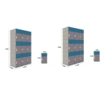 Rust Proof & UV Resistant Intelligent Locker Manufacturer Factory Locker ELX Series