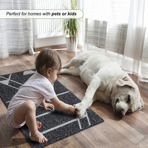Safety Polyurethane Material Sign Indoor Anti Slip Rubber Cushion Industrial Dustproof Floor Mat