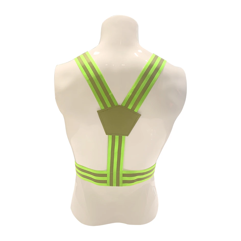 Safety Vest Custom Logo OEM ODM Reflective Night Running Bike Belt Design Adjustable Safety Belt With Reflective Tape