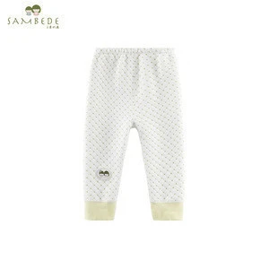 SAMBEDE Baby Pants Winter Thermal Long Johns Thickened Windproof 100% Cotton Warm Leggings SME0247