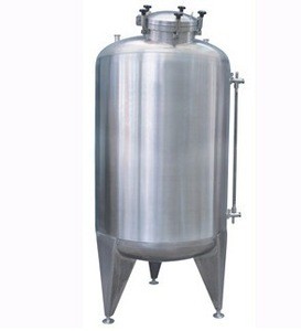 Sanitary stainless steel milk cooling and storange tank