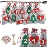 Santa Trees Kids Candy Bag Home Party Decoration Christmas Gift Bag