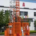 SC200 double cage construction building hoist elevator lifter