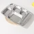 Import school hospital 6 compartments canteen plates metal stainless steel kids lunch tray divided food trays from China