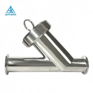 Sell Well New Type Sanitary 304 316L Stainless Steel Clamp Connection Y Type Strainer Filter