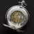 Import Semi-Automatic Mechanical Pocket Watch Hollow Roman Numerals Chain from China