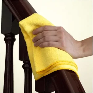 SEQ  36 pack yellow 350gsm ultra plush microfiber towels