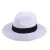 Import SH-0018 Women Wide Brim Straw Panama Roll up Hat Fedora Beach Sun Hat UPF50+ from China
