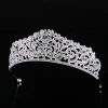 Shiny Crystal Rhinestones Bridal Headpiece Wedding Miss World Tiara Crown for women