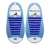 Import Silicone shoelace No binding no tying lazy shoelaces versatile color silicone adult fashion elastic shoelaces from China