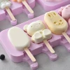 Silicone Various Shapes Ice Cream Mold  For Summer Popsicle DIY Making