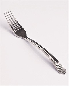 Silver Wedding Dinner Beef Disposable Plastic Knife