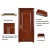 Import Simple Design Solid wood Panel door Timber Door from China