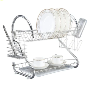 Simple design stainless steel kitchen dish racks
