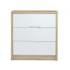 Simple environmental protection locker three drawer bedroom cabinet wooden plate three drawer bedside table