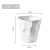 Import Simple Multi-use Space-Saving Irregular Bathroom Kitchen Office Wastepaper Plastic Trash Can for Home from China