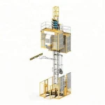Single/double cage construction equipment lifter for building material hoist cargo lift hoist With CE and SGS