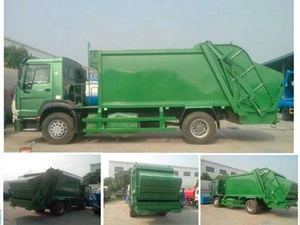 Sinotruk HOWO 4x2 10CBM capacity of garbage truck for sale