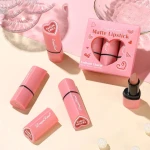 Small boxed lipstick womens velvet matte matte matte love combination lipstick lipstick set