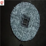 Small order accepted galvanized barbed wire/galvanized barded wire/razor wire