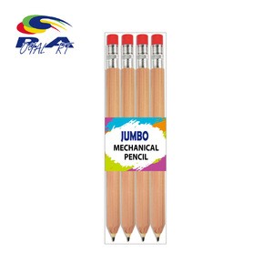 Small pencil jumbo wood mechanical pencil pack