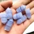 Import Small size Natural Blue Lace Agate Point Quartz Crystal Tower Healing Stone For Wholesale from China