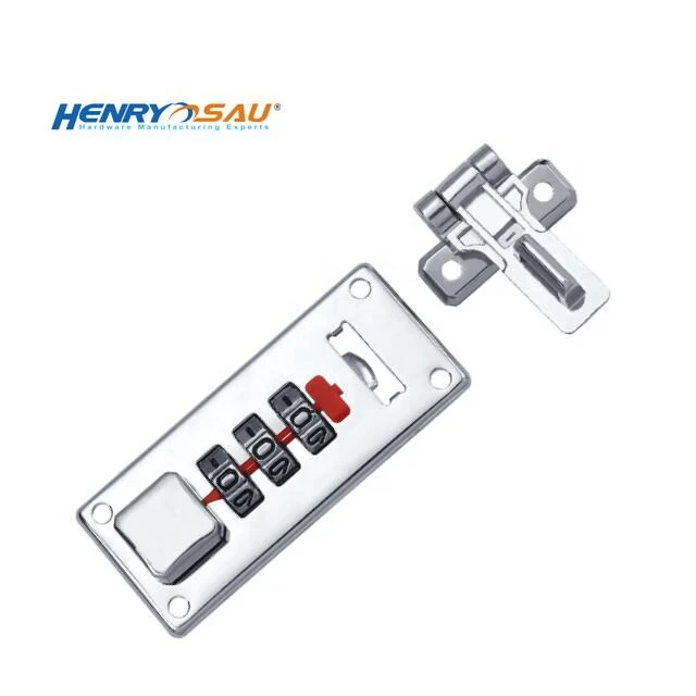 Small tsa zinc alloy push lock drawer 3 digital combination lock for safe box coded lock for luggage