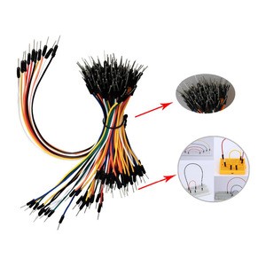 Smart Electronics 75pcs/lot Jump Wire Cable Male to Male Flexible Jumper Wires for arduino Breadboard DIY Starter Kit
