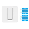 Smart Home Automation System European Regulations 1 Gang Light Wifi Smart Wall Switch With Alexa Google