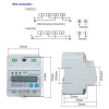 Smart WiFi Energy Meter App ON/OFF Control 110-240V,50/60Hz current voltage protection electric meter reading instrument