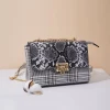 Snakeskin Pattern with British Wholesale Pattern Lady Fashion Short Handle Handbag / PU Leather Handle Bag