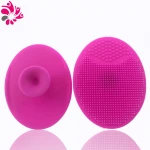 Soft Silicone Bay Bath Scrubber Sponge Baby Hair Brush