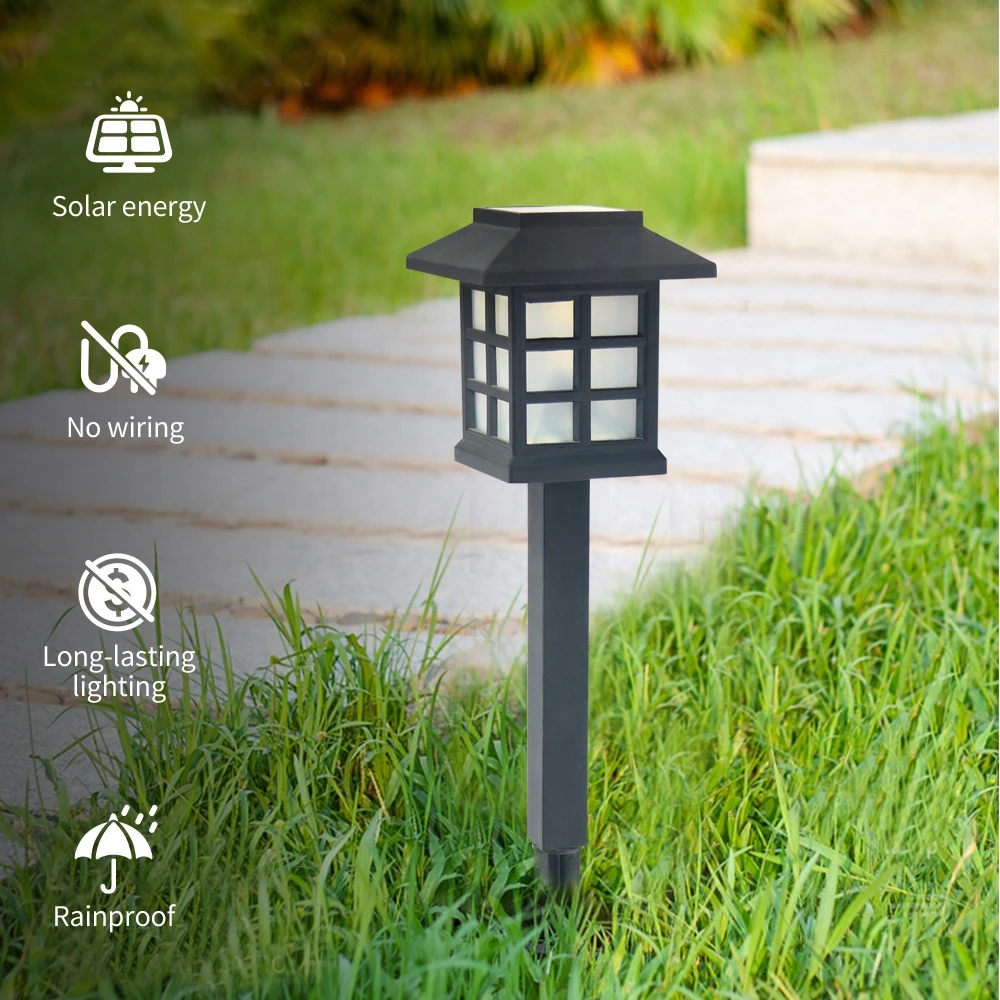 Solar Lamp Outdoor Lighting Waterproof LED Solar Lawn Light Garden Light Landscape Path Yard Patio Jardin Lamp