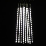 Solar LED 8 Tubes Meteor Shower Lamp Garden solar light outdoor Waterproof Tree Decor Fairy Lights