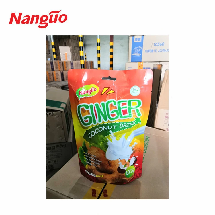 Solid beverage instant drinking powder fresh ginger tea powder coconut milk