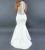 Import Solid Color Sexy See-through Prom Dresses Floor-length Women White Party Dresses from China