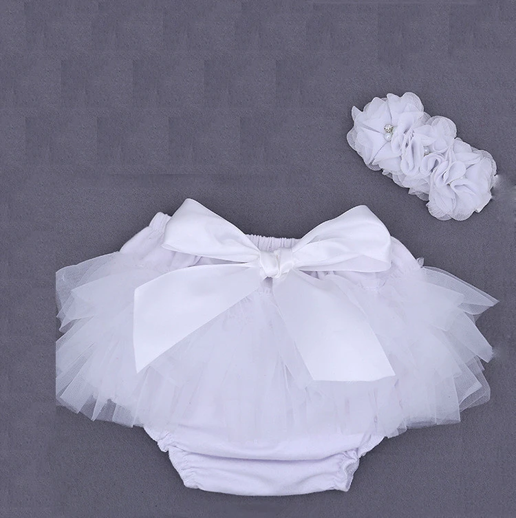 Solid color Soft Chiffon Ruffle Wholesale Baby Ruffle Bloomers lovely cotton baby tutu bloomer