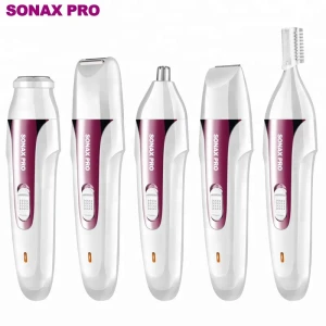 SONAX PRO 8822 Rechargeable USB Charging Beauty  Women Electric Shaver Hair Remover Lady Shaver 5in1