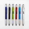 Spirit Level Gauge Scale screw driver pen tool 6 in 1 muti functional touch stylus pen