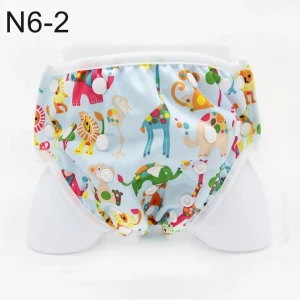 Spot wholesale printing swimming trunks baby swimming trunks waterproof and breathable diaper pants manufacturer customization