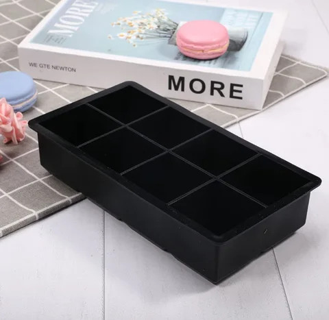 square ice  patterns block molds for ice baths, silicone ice bath accessories for cold plungers or cooler