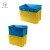 Import Stack  And Nest Solid Plastic Fish Crates  For Cooler and Transport Seafood 600*400 from China