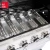 Import Stainless steel 6+1 burners cabinet with LED knobs 606 bbq gas grill from China