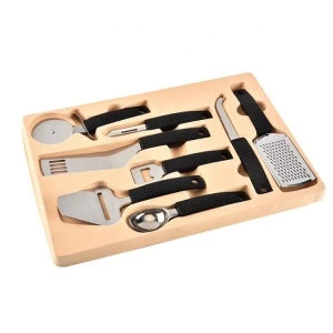 Stainless Steel Kitchen Knife and Gadget Set with Gift Case 32pcs SW-KP2
