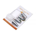 Stainless steel laminating nozzle set with flower head adapter laminating nozzle Russian set bakery cake laminating tools