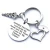 Import Stainless Steel Nurse Promotional Keychain Custom Metal Keychain from China