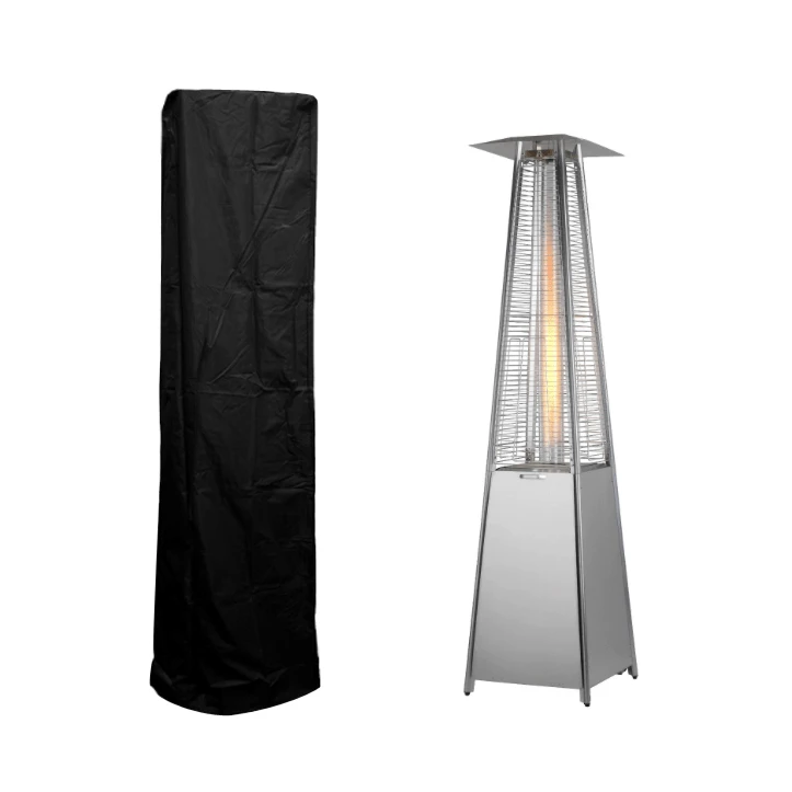 Stainless Steel Pyramid Outdoor Gas Patio Heater With Flame Tower Gas Patio Heater With Cheap Price