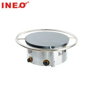 Stainless Steel Rotating Crepe Maker/Gas Crepe Machine/Commercial Pancake Maker