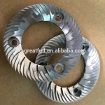 Stainless Steel SUS420 metal 64mm diameter CNC cutting machining flat wheel & conical coffee bean blade grinder burr
